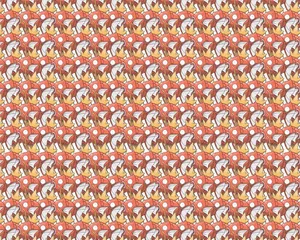 Many Magikarp Pattern Wallpaper
