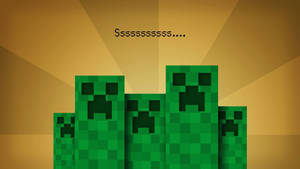 Many Minecraft Creepers Wallpaper