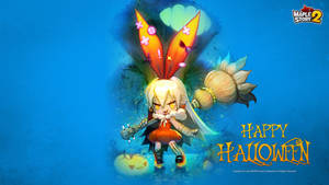 Maplestory 2 Happy Halloween Poster Wallpaper