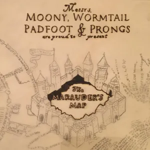 Marauders Map Drawing Wallpaper