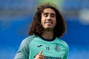 Marc Cucurella Teal Smirk Wallpaper