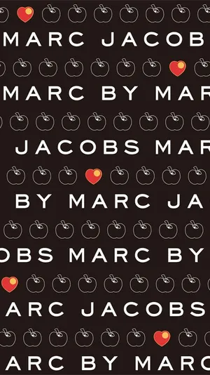 Marc Jacobs Brand Name Pattern Wallpaper