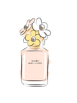 Marc Jacobs Daisy Perfume Art Wallpaper