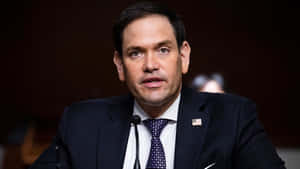 Marco Rubio In A Suit Wallpaper