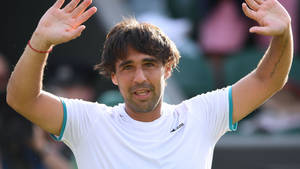 Marcos Baghdatis Waving Wallpaper