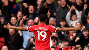 Marcus Rashford Arms Wide Open Wallpaper