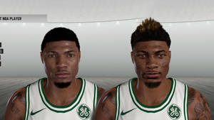 Marcus Smart On Nba Video Game Wallpaper