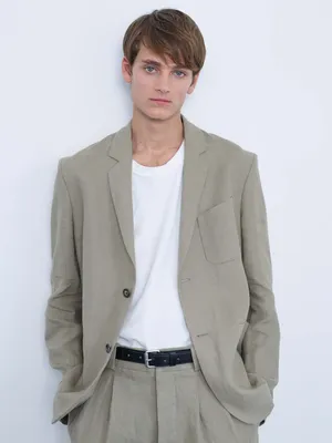 Margaret Howell Beige Suit Wallpaper