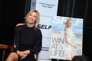 Maria Sharapova In Self Magazine Wallpaper