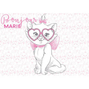 Marie Cat Bonjour Wallpaper