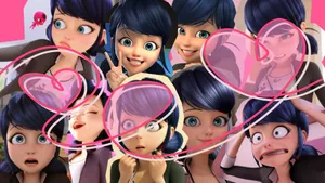 Marinette And Adrien Share An Exciting Surprise Wallpaper