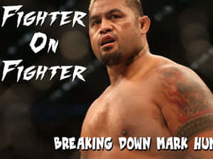 Mark Hunt Fighter On Fight Wallpaper