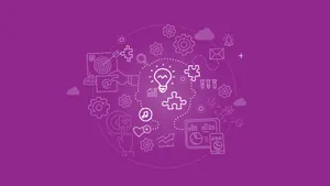 Marketing Purple Desktop Wallpaper