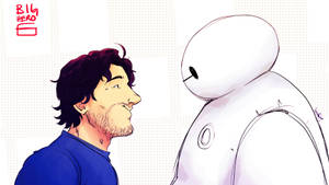 Markiplier And Baymax Wallpaper