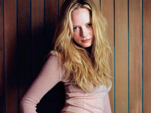 Marley Shelton Wears Pink Sweater Wallpaper