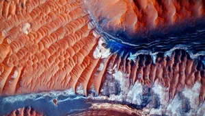 Mars_ Surface_ Patterns_4 K Wallpaper