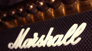 Marshall Logo Focus Photography Wallpaper