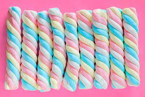 Marshmallows Pastels Aesthetic Computer Wallpaper