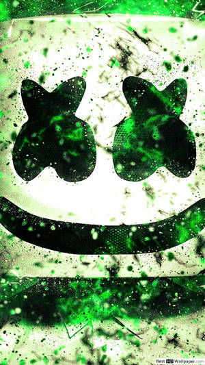 Marshmello Iphone Green Wallpaper