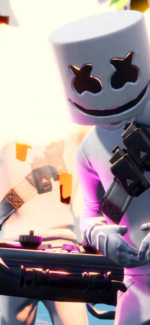 Marshmello Iphone Performing Wallpaper