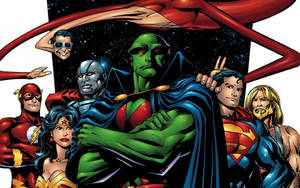 Martian Manhunter Cartoon Art Wallpaper