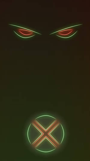 Martian Manhunter Eyes And Logo Wallpaper