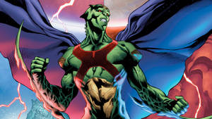 Martian Manhunter Stance Wallpaper