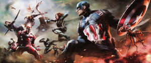 Marvel 3440 X 1440 Avengers Assembling Wallpaper