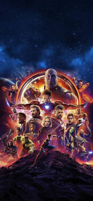 Marvel 4k Phone Avengers Infinity War In Space Wallpaper