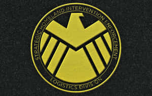 Marvel Falcon Logo Yellow Shield Wallpaper