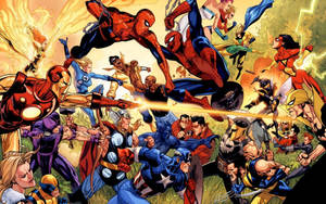 Marvel Heroes Assemble Wallpaper