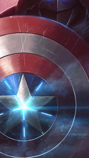 Marvel Iphone 11 Captain America's Shield Wallpaper