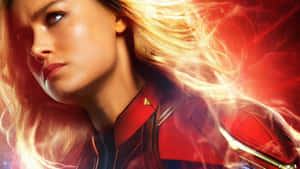 Marvel's Strongest Superhero, Carol Danvers As Captain Marvel Wallpaper