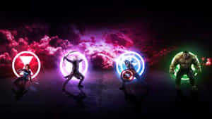 Marvel Superheroes Assemble For Action Wallpaper