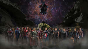 Marvel With Thanos Avengers Laptop Wallpaper