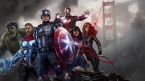 Marvel Xbox Avengers Golden Gate Bridge Wallpaper