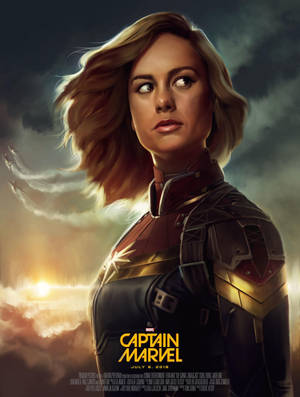Marvel’s Superheroine, Captain Marvel Wallpaper