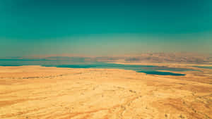 Masada National Park Overlooking Dead Sea Wallpaper
