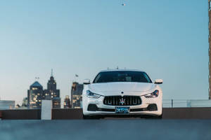 Maserati Car Rooftop Shot Wallpaper