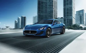 Maserati In The City 4k Wallpaper