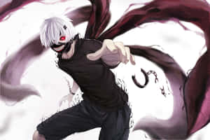 Mask Boy Ken Kaneki Handcuffs Wallpaper