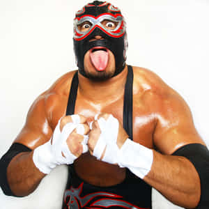 Masked_ Wrestler_ Showing_ Tongue.jpg Wallpaper