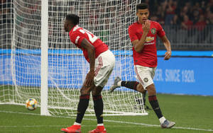 Mason Greenwood Escaping Wallpaper