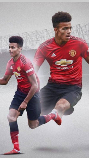 Mason Greenwood Gray Wallpaper