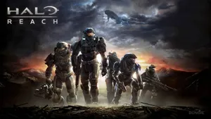 Master Chief And Cortana Prepare For Battle At Dusk Wallpaper