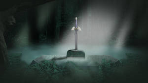 Master Sword On Pedestal Wallpaper