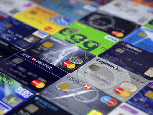 Mastercard And Visa Credit Cards Tiling Wallpaper