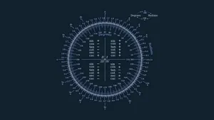 Mathematics Trigonometric Protractor Wallpaper