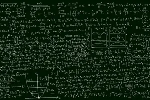 Mathematics Written Equations And Numbers Wallpaper