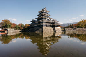 Matsumoto Castle Autumn Reflection Wallpaper